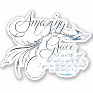 Amazing Grace Sticker
