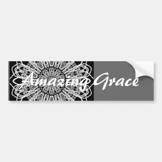 Amazing Grace Threshold Bumper Sticker (Front)