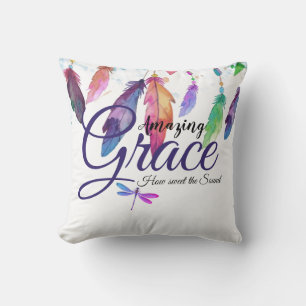 Amazing Grace Throw Pillow