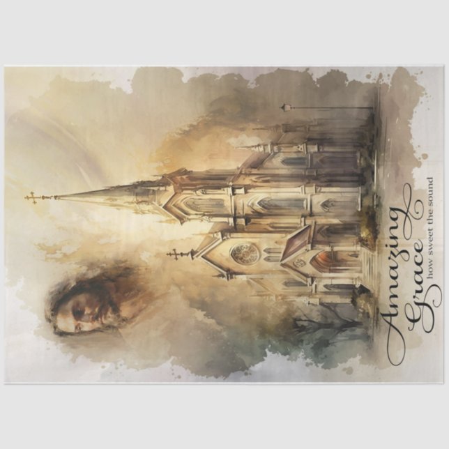 Amazing Grace  Tissue Paper (Front)