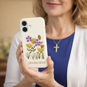Amazing Grace Wildflowers iPhone 16 Case
