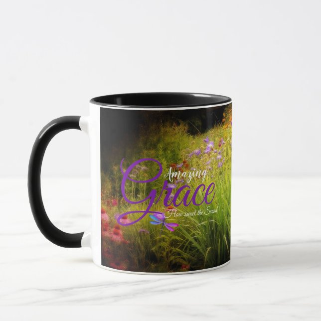 Amazing Grace wildflowers  Mug (Left)