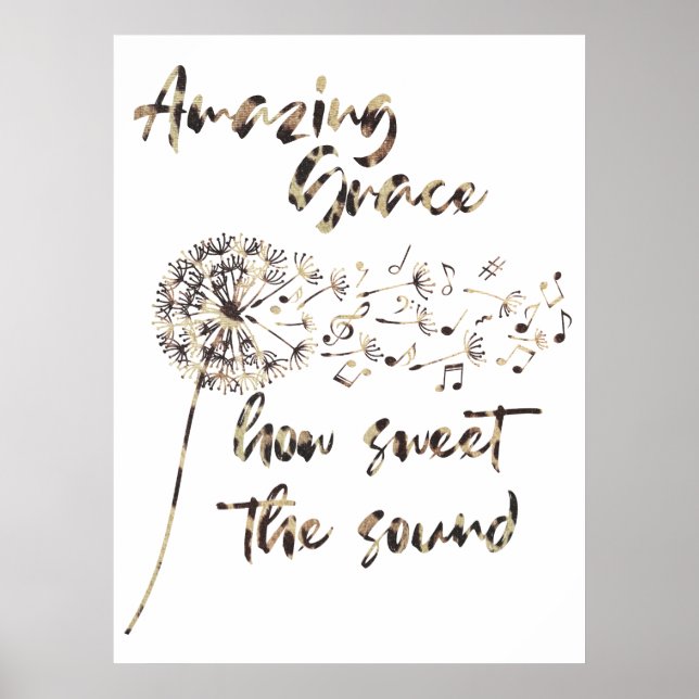 Amazing Grace with Dandelion  Poster (Front)