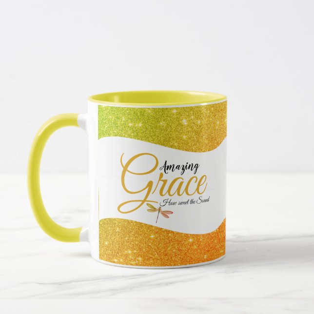Amazing Grace  yellow Mug (Left)