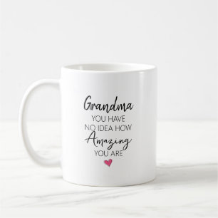 Amazing Grandma Birthday Name Quote Coffee Mug