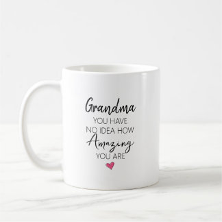 Amazing Grandma Birthday Name Quote Coffee Mug