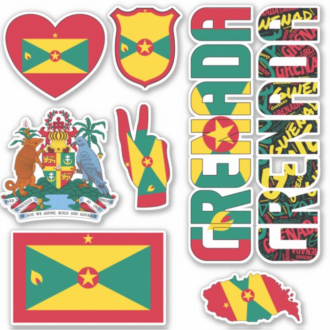 Amazing Grenada Shapes National Symbols (Front)
