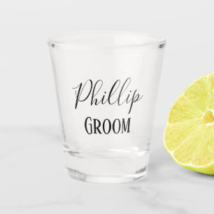 Amazing Groom Personalised Shot Glass
