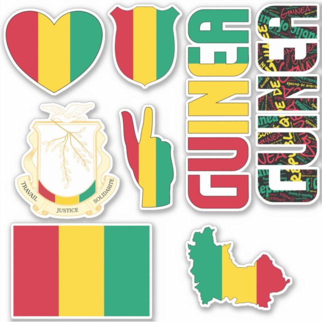 Amazing Guinea Shapes National Symbols (Front)
