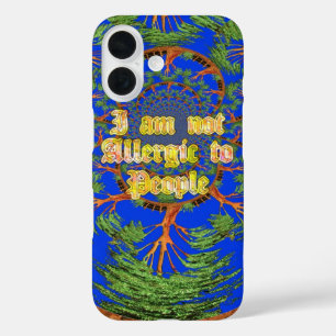 Amazing Hakuna Matata I am not allergic to people  iPhone 16 Case