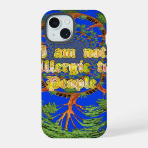 Amazing Hakuna Matata I am not allergic to people iPhone 15 Case