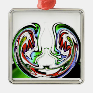 Amazing Hakuna Matata Whirl Art Print Metal Tree Decoration