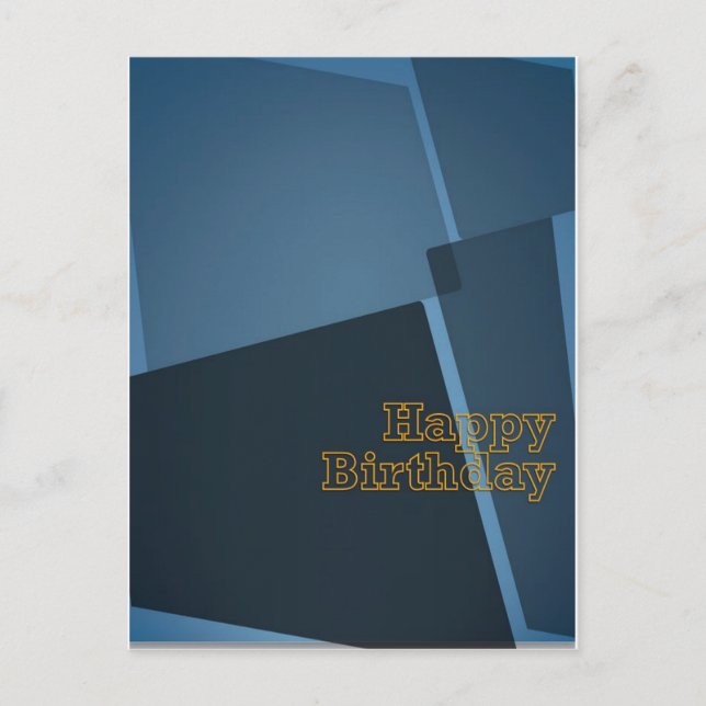Amazing Happy Birthday Collection Postcard (Front)