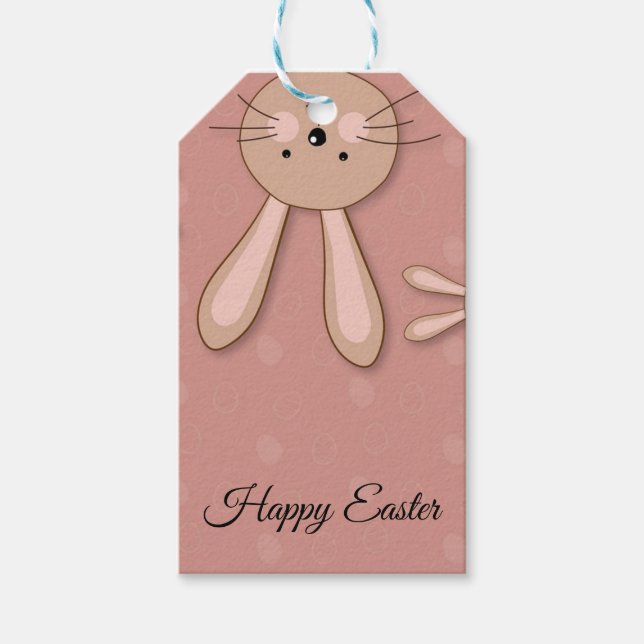 Amazing Happy Easter Bunny  Gift Tags (Front)