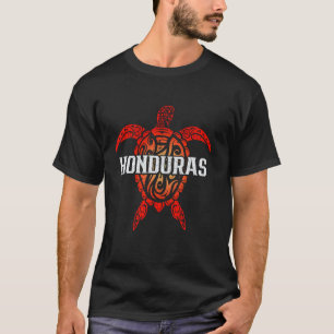 Amazing Honduras Tribal Sea Turtle Surfer Scuba Di T-Shirt