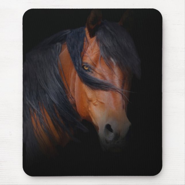 Amazing Horse Art Mousepad (Front)