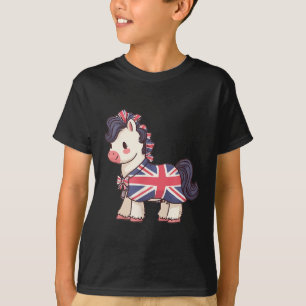 Amazing Horse Pony Costume For United Kingdom Love T-Shirt