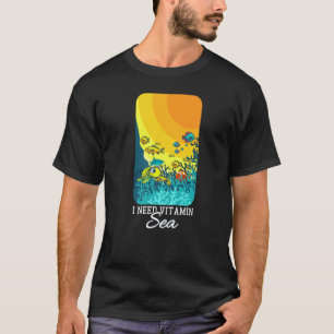 Amazing I Need Vitamin Sea Scuba Diver Apparel Sur T-Shirt