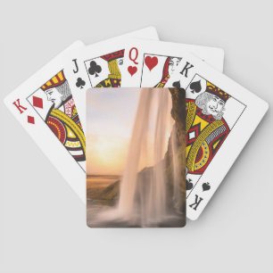 Amazing Iceland Waterfalls Playing Cards