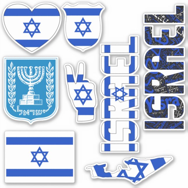 Amazing Israel Shapes National Symbols (Front)