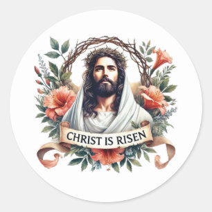 Amazing Jesus Easter religious  Classic Round Sticker