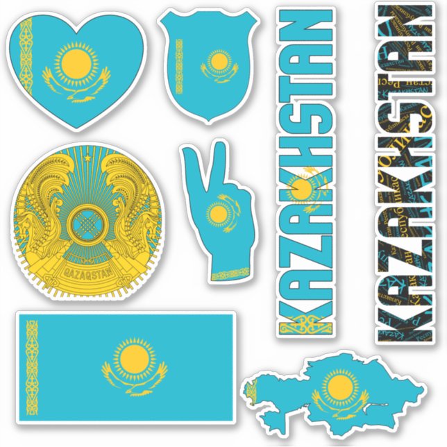 Amazing Kazakhstan Shapes National Symbols (Front)