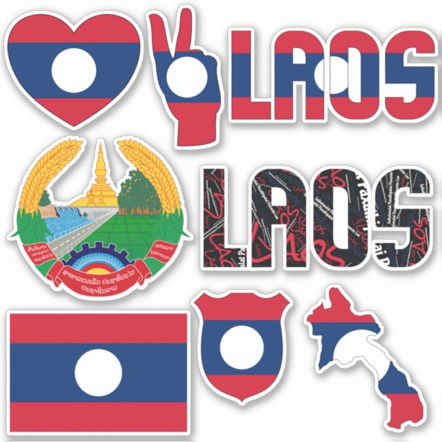 Amazing Laos Shapes National Symbols (Front)