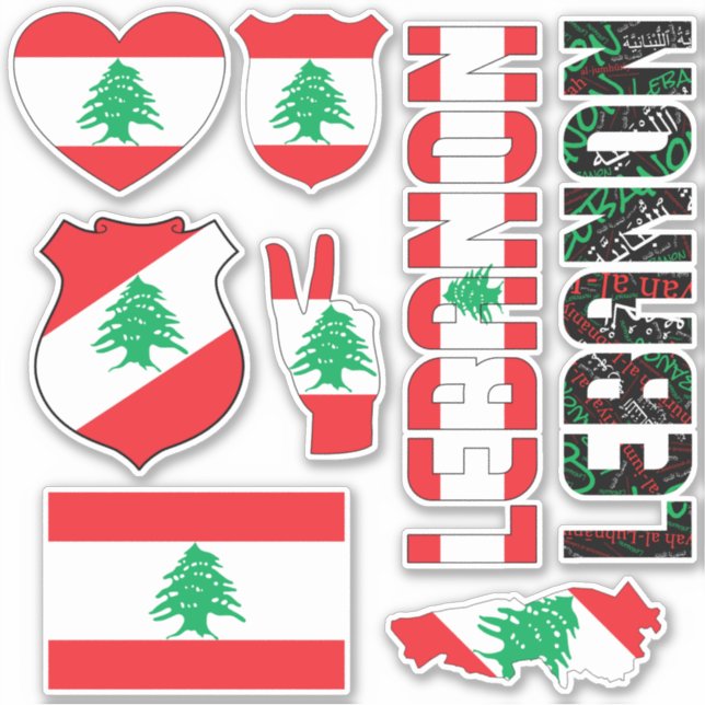Amazing Lebanon Shapes National Symbols (Front)