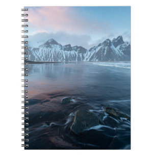 Amazing Light in Iceland Stokksnes, Vestrahorn Notebook