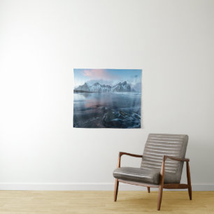 Amazing Light in Iceland Stokksnes, Vestrahorn Tapestry