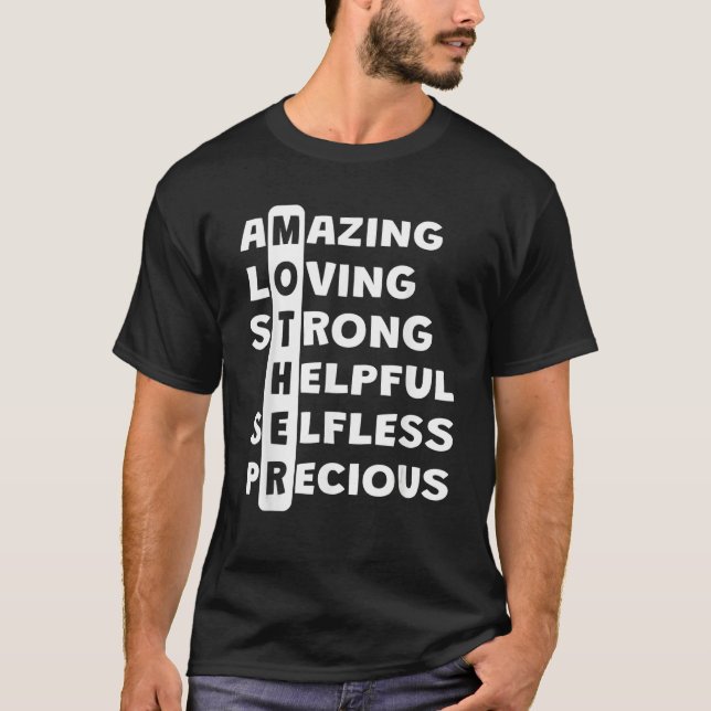 Amazing Loving Strong Mother Mother s Day T-Shirt (Front)