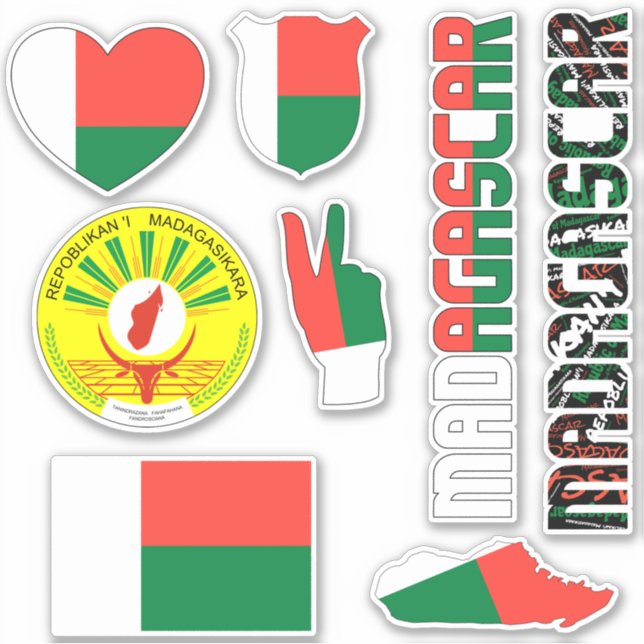 Amazing Madagascar Shapes National Symbols (Front)