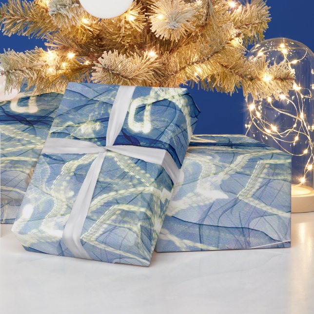 Amazing marbling!   wrapping paper (Holidays)