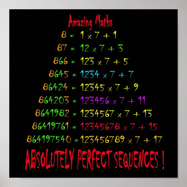 Amazing Maths 4 Poster (Front)