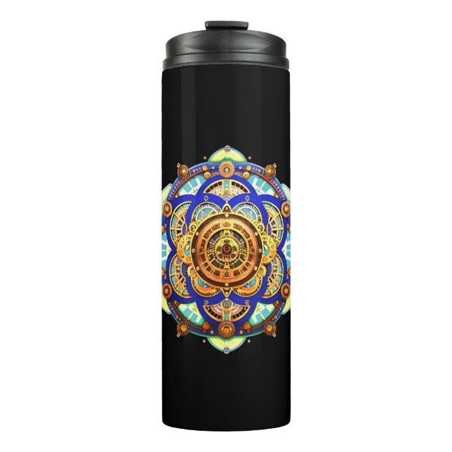 Amazing Mechanical Clock Thermal Tumbler (Front)