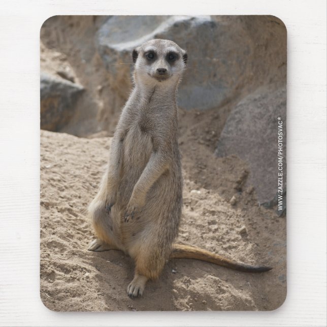Amazing Meerkat Mouse Mat (Front)