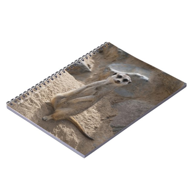 Amazing Meerkat Notebook (Left Side)