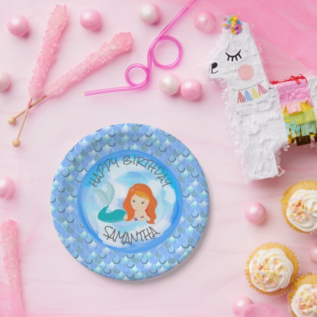 Amazing Mermaid Party Supplies! Paper Plate (Party)