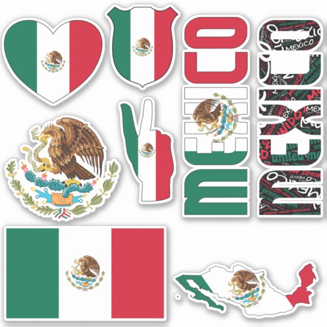 Amazing Mexico Shapes National Symbols (Front)