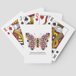 Amazing Monarch Butterfly Quilt Pattern Playing Cards