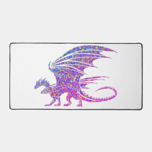 Amazing Mosaic Dragon Desk Mat