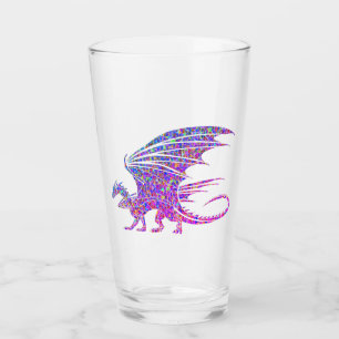 Amazing Mosaic Dragon   Glass