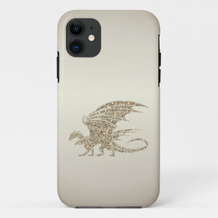 Amazing Mosaic Dragon Golden iPhone 11 Case