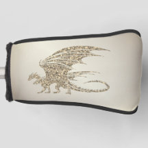 Amazing Mosaic Dragon Golden