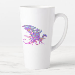 Amazing Mosaic Dragon Latte Mug