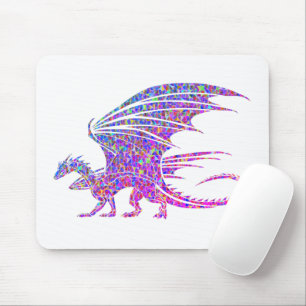 Amazing Mosaic Dragon Mouse Mat