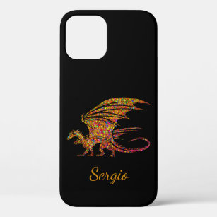 Amazing Mosaic Dragon Personal Case-Mate iPhone Case