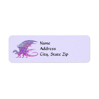 Amazing Mosaic Dragon Purple