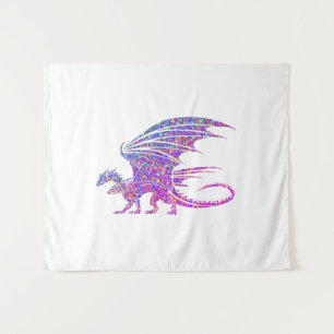 Amazing Mosaic Dragon Tapestry