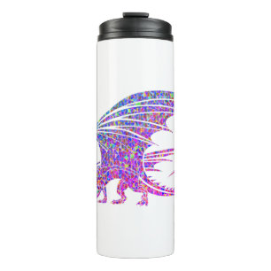 Amazing Mosaic Dragon Thermal Tumbler